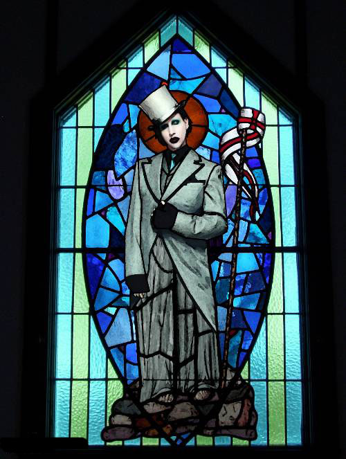 Unconventional Stained Glass Artwork