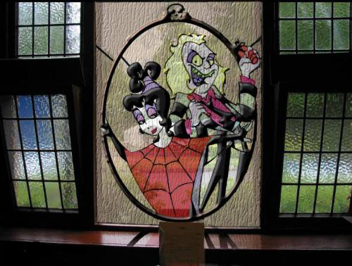 Unconventional Stained Glass Artwork