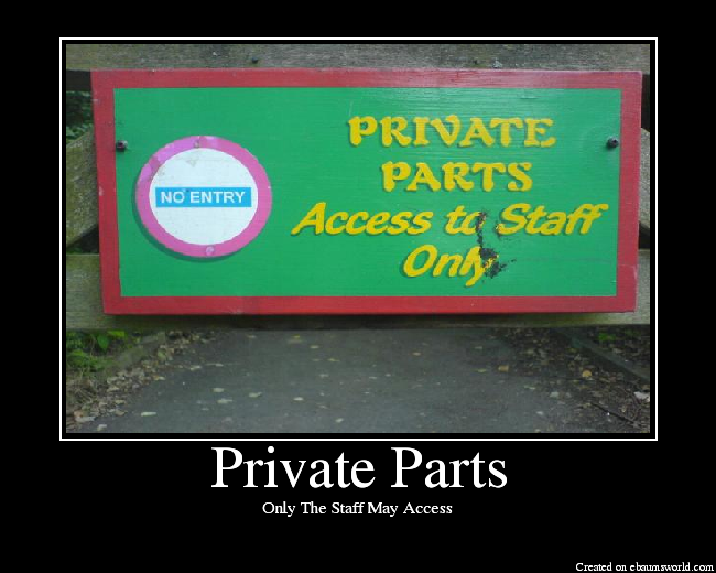 Only The Staff May Access