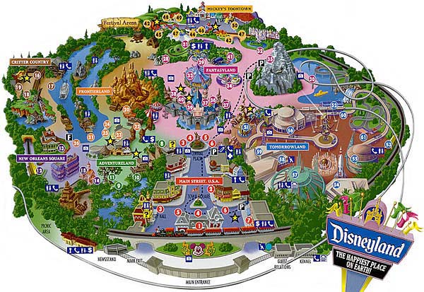 Amusement Park Maps