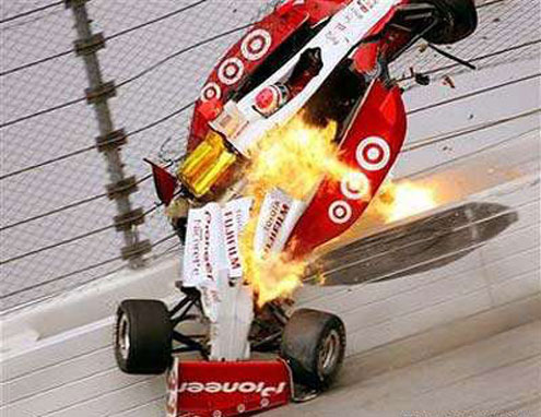 F1 crash