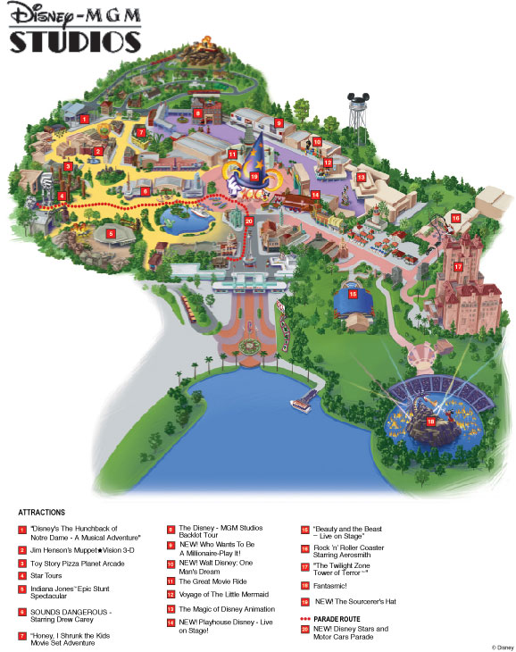 Amusement Park Maps