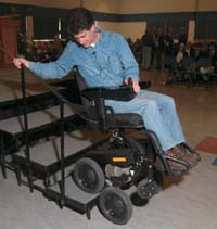Check out this electric wheelchair