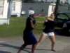 Some black chick getting beat up