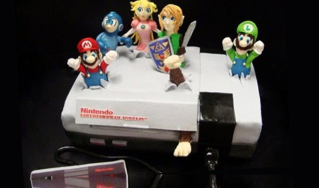 video game cakes - Nintendo