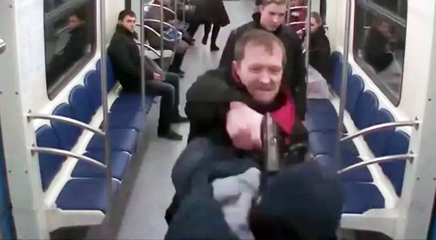 Shooting in the Moscow Metro