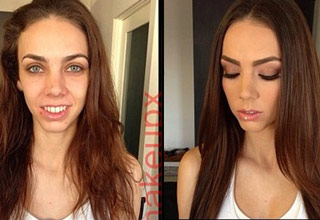 Pictures from adult makeup artist Melissa Murphy's <a href="http://instagram.com/xmelissamakeupx" target="_blank">Instagram</a>.