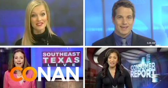 Conan Shows Us That The News Is Scripted: Valentine's Edition