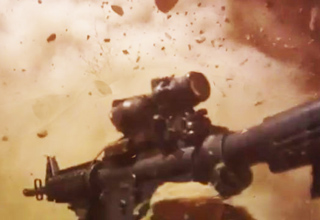US Marine captures rare footage via helmet-cam of IED going off beneath his feet and survives.