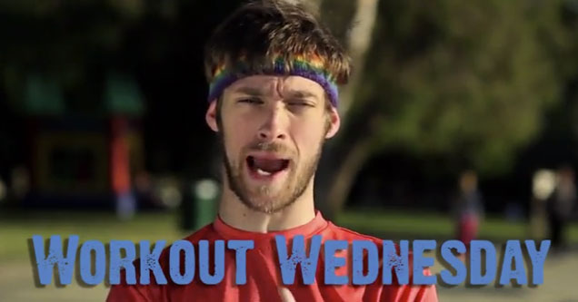 Hilarious Guy With Cerebral Palsy Does A Workout Video