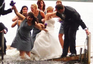 Not every moment at a wedding can be a magical one!