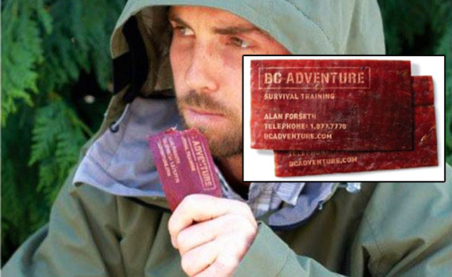 beef jerky business card - Advosture | Bc Adventure Survival Training Alan Forseth Telephone 1.2777770 Bcadventure.Com Home Bcdventure