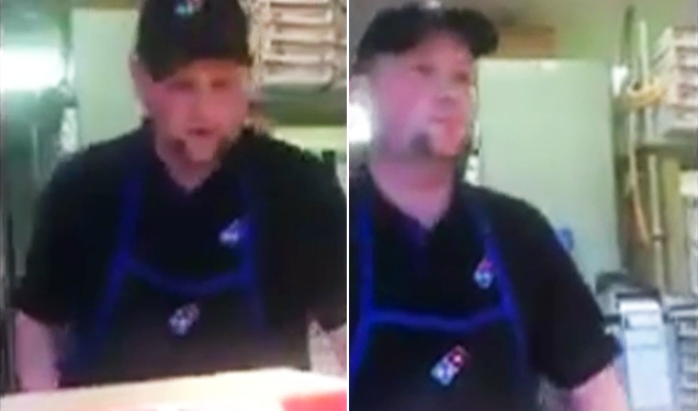 Domino's worker