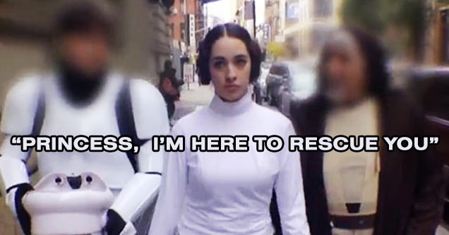 Ten Hours Of Princess Leia Walking in NYC