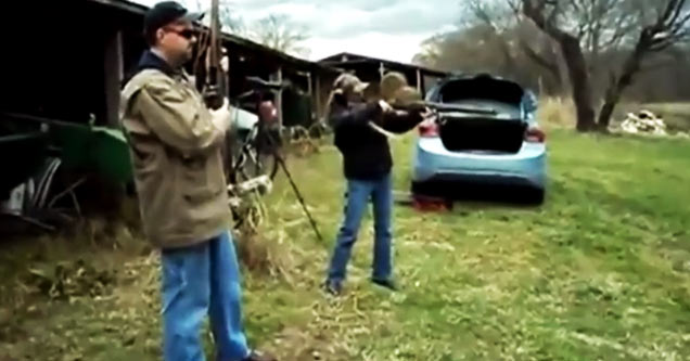 girl shooting a rifle