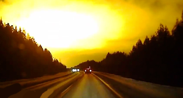 fireball in russian sky