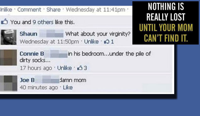 Some of the funniest burns from parents to kids captured in Facebook history.