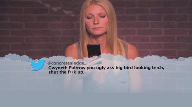 gwyneth paltrow reads mean tweet