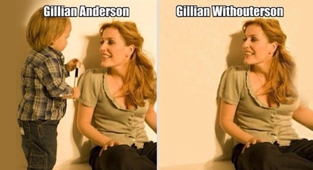 gillian anderson pun - Gillian Anderson Gillian Withouterson