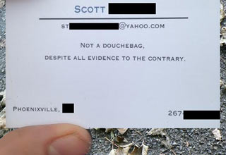 These funny business cards are perfect for a variety of situations.