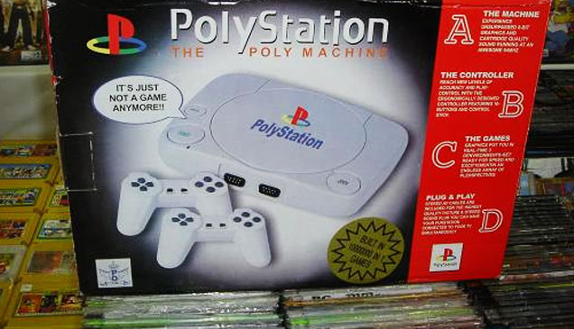 polystation playstation knockoff