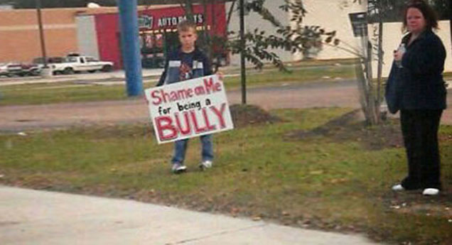 bully publicly shamed