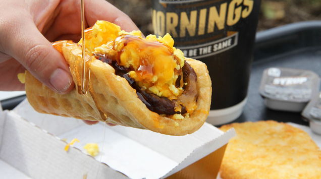 taco bell waffle taco