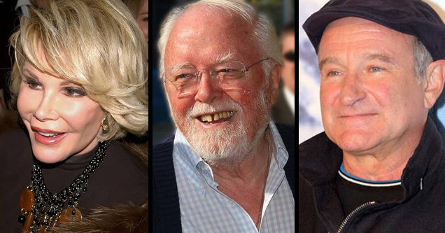 joan rivers richard attenborough robin williams