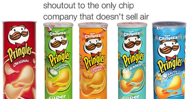 pringles doesn't sell air