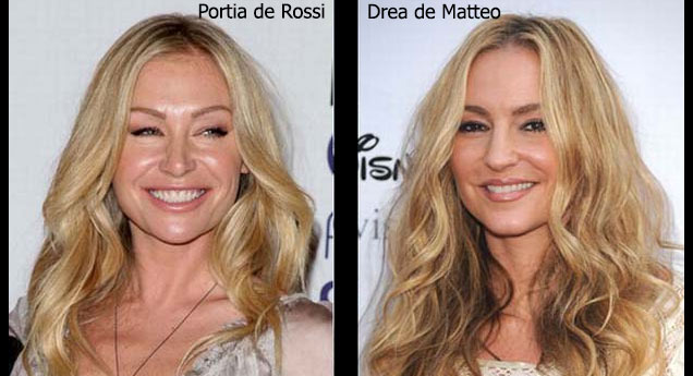 Portia de Rossi and Drea de Matteo