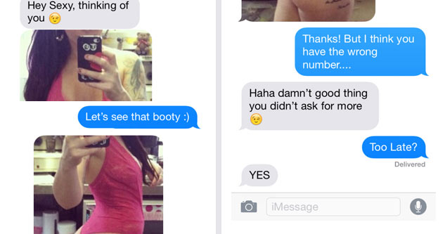 9 Sexts Sent To the Wrong Number.