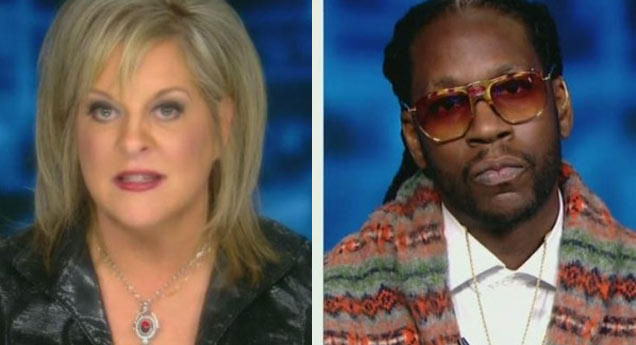 nancy grace and rapper 2 chainz debate marijuana