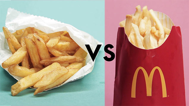 restaurant fries vs mcdonald's fries