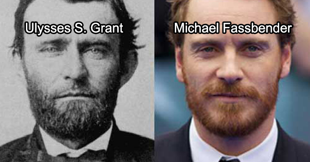 ulysses s grant looks like michael fassbender