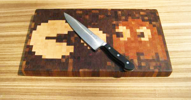 pacman cutting board