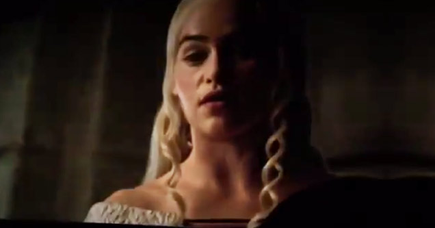 daenerys targaryen in game of thrones season 5 leaked trailer