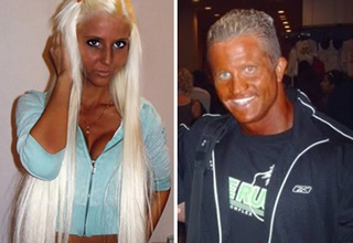 If there is such thing as an addiction to tanning, these people have it.