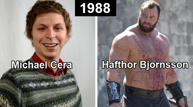 michael cera and the mountain are the same age