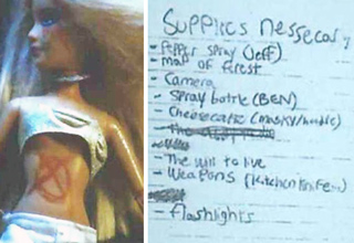 Investigators collected some pretty disturbing evidence from the girls' bedrooms shortly after the attempted murder. These include unsettling diary entries and Barbie dolls mutilated with occult symbols