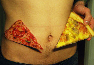 These people really must love pizza!