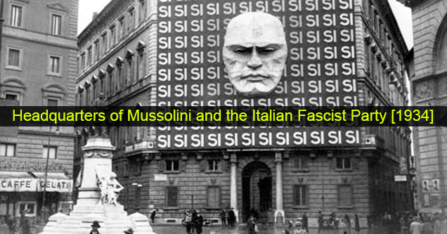 Headquarters of Benito Mussolini and the Italian Fascist Party (1934)