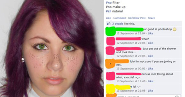 facebook epic fails - 12 September filter make up natural Comment Un Post 2 people this. ur good at photoshop 12 September at what? 12 September at just got out of the shower and took this... 12 September at lolol im not sure if you are joking or 13 Septe