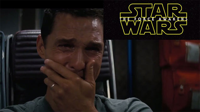 Matthew Mcconaughey's Reaction to Star Wars Teaser #2