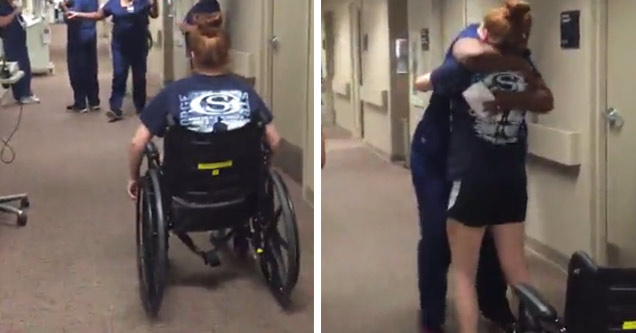 Girl Who Was Paralyzed For 11 Days Surprises Her Nurse