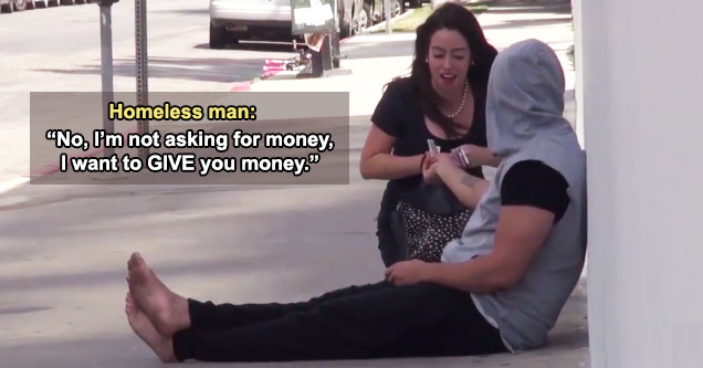 What If The Homeless Gave YOU Money?