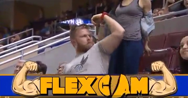 Woman Shows Up Meathead on Flex Cam