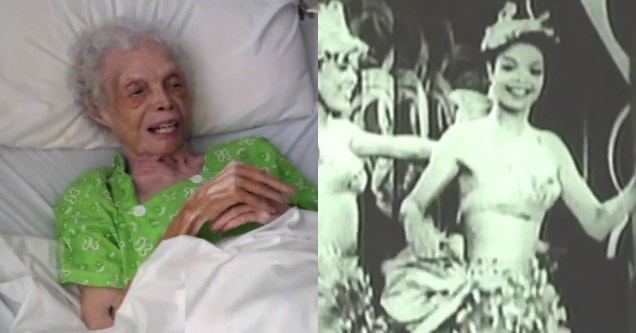 102 Year Old Dancer Sees Herself on Film for the First Time