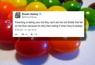 Parents on Twitter have been sharing their visions of what parenting really is.