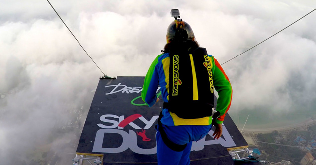 Extreme Base Jumping In Dubai