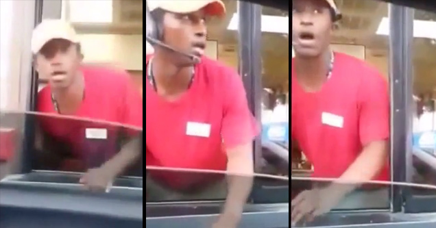 Popeyes Employee Is High Out Of His Mind